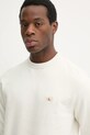 Хлопковая кофта Calvin Klein Jeans бежевый J30J327115