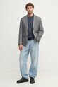 Бавовняна кофта Calvin Klein Jeans J30J327115 блакитний SS25