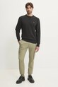 Calvin Klein Jeans hanorac de bumbac J30J327115 negru SS25