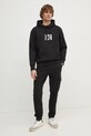 Calvin Klein Jeans felső J30J327118 fekete SS25