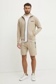 BOSS hanorac de bumbac 50535823 bej SS25