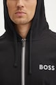 Памучен суичър BOSS 50535830 черен