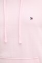 Tommy Hilfiger μπλούζα με κουκούλα ανδρική βαμβακερή MW0MW37235 ροζ