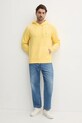 Tommy Hilfiger bluza bawełniana MW0MW37235 żółty SS25