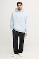 Bavlnená mikina adidas Originals Essential JD3300 modrá SS25