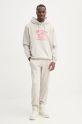 adidas Originals hanorac de bumbac Wabash JD0670 bej SS25