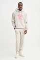 adidas Originals hanorac de bumbac Wabash JD0670 bej SS25