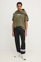 adidas Originals hanorac de bumbac Wabash JP4482 verde SS25