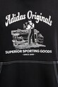 Bombažen pulover adidas Originals Wabash JP4483 črna