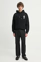 Drôle de Monsieur hanorac de bumbac Le Hoodie Vase F.HO174.CO127.BL negru SS25