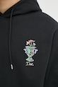 Drôle de Monsieur hanorac de bumbac Le Hoodie Vase F.HO174.CO127.BL negru