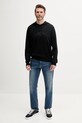 Volnen pulover Armani Exchange XM000694.AF11982 mornarsko modra SS25