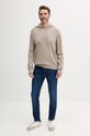 Vlnený sveter Armani Exchange XM000694.AF11982 béžová SS25