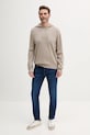 Vlněný svetr Armani Exchange XM000694.AF11982 béžová SS25
