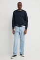 Marc O'Polo hanorac de bumbac 520401554054 bleumarin SS25