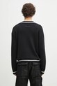 Ρούχα Πουλόβερ με προσθήκη μαλλιού MM6 Maison Margiela SH0HN0002 μαύρο