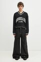 Πουλόβερ με προσθήκη μαλλιού MM6 Maison Margiela SH0HN0002 μαύρο