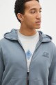 C.P. Company bluza bawełniana niebieski 18CMSS044A005086W