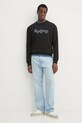 Бавовняна кофта Pepe Jeans DORIAN CREW PM582757 чорний SS25