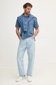 Бавовняна кофта Pepe Jeans DARIUS CREW PM582760 блакитний SS25