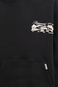 Represent felpa in cotone Raceway Hoodie nero MLM41062.01