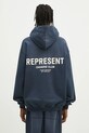 Îmbrăcăminte Represent hanorac de bumbac Owners Club Hoodie OCM41113.224 albastru