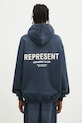 Odjeća Pamučna dukserica Represent Owners Club Hoodie OCM41113.224 plava