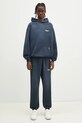 Represent hanorac de bumbac Owners Club Hoodie OCM41113.224 albastru