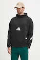 Кофта adidas Z.N.E. с капюшоном чёрный JP0371