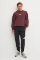 adidas felpa Feelcozy JE3786 rosso SS25