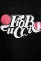Bavlněná mikina Fiorucci Curly Lollipop Logo Relaxed Fit Sweatshirt U02SPSCR188CJ05BK02 černá
