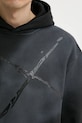 Βαμβακερή μπλούζα Heliot Emil SS25.M.08.072.BLK01 γκρί