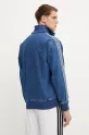 Oblečenie Džínsová mikina adidas Originals Adicolor Denim Firebird Track Top JC6233 modrá