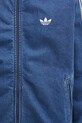 adidas Originals felpa in denim Adicolor Denim Firebird Track Top blu JC6233