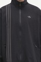 adidas Originals bluză Fashion Seersucker Firebird Track Top negru JC7416