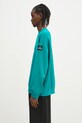 adidas Originals sweatshirt Equipment Reflective Crew Neck JN7146 turquoise SS25