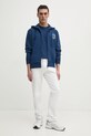 Бавовняна кофта Versace Jeans Couture 78GAIT00.CF01T темно-синій SS25
