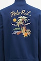 Bavlněná mikina Polo Ralph Lauren Long Sleeve Sweatshirt modrá 710970280