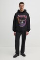 Versace Jeans Couture hanorac de bumbac 78GAIC04.CF00C negru SS25