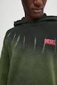Mikina Diesel S-BOXT-HOOD-R2 SWEAT-SHIRT A16123.0SLBP zelená