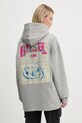 Odzież Diesel bluza bawełniana S-BAXT-HOOD-R1 SWEAT-SHIRT A16171.0BMBJ szary