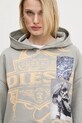 Бавовняна кофта Diesel S-BAXT-HOOD-R1 SWEAT-SHIRT сірий A16171.0BMBJ