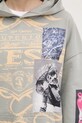 Бавовняна кофта Diesel S-BAXT-HOOD-R1 SWEAT-SHIRT A16171.0BMBJ сірий