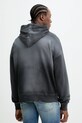 Îmbrăcăminte Diesel hanorac de bumbac S-ROB-HOOD-R2 SWEAT-SHIRT A17649.0PKAM gri