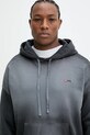 Diesel hanorac de bumbac S-ROB-HOOD-R2 SWEAT-SHIRT gri A17649.0PKAM