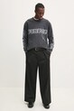 Бавовняний лонгслів PURPLE BRAND TEXTURED JERSEY LS TEE P204.JWGW125 сірий SS25