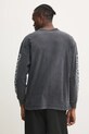 Одяг Бавовняний лонгслів PURPLE BRAND TEXTURED JERSEY LS TEE P204.JWGW125 сірий