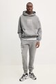 PURPLE BRAND bluza bawełniana HWT FLEECE PO HOODY P401.HMHT125 szary SS25