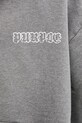 PURPLE BRAND pamut melegítőfelső HWT FLEECE ZIP FRONT HOODY P460.HHGG125 szürke