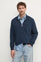 Одежда Хлопковая кофта Barbour MOL0666NY91 тёмно-синий